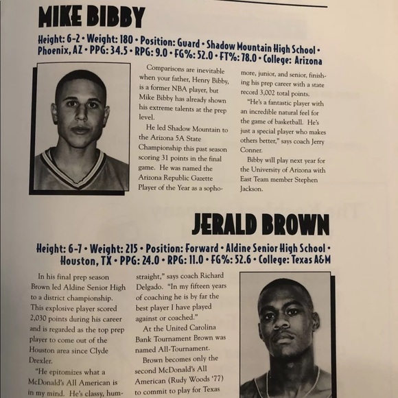 Kobe Bryant 1996 McDonald’s High School Basketball Program Lower Merion - Picture 11 of 12